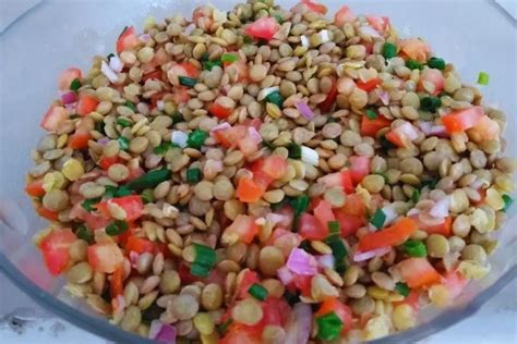 Como Preparar uma Salada de Lentilha Irresistível Perder gordura rápido