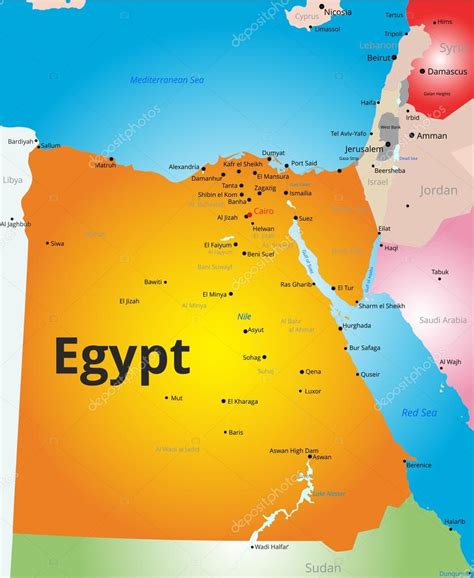 Egipto Mapa Mapa