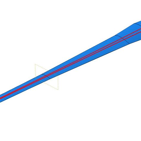 The rotor blade model. | Download Scientific Diagram