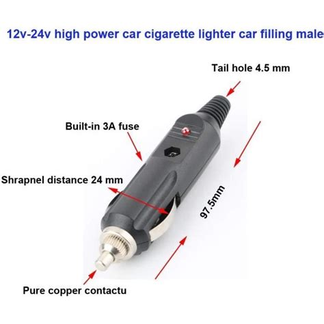 Htwg Voiture Prise M Le Allume Cigare A V V Adaptateur Avec