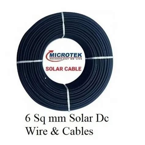 Voltage 1500v Copper Microtek 6Sq Mm Solar Dc Wire Cables Packaging