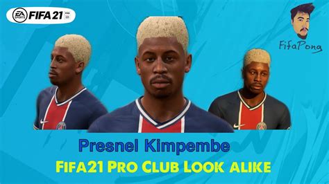 Fifa Faces Virtual Pro Club Look Alike Presnel Kimpembe Psg