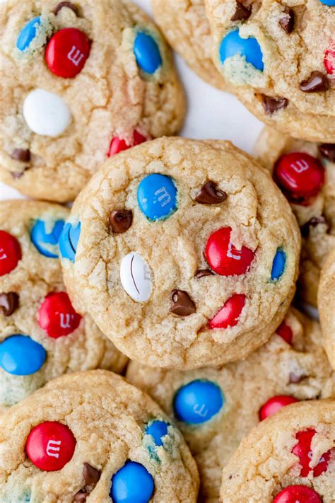 Red White And Blue Mandm Cookies I Heart Eating