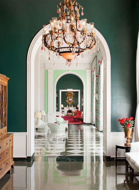 Dorothy Draper The Greenbrier Resort The Glam Pad