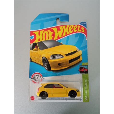 Hot Wheels Honda Civic Type R EK9 China Card Shopee Malaysia