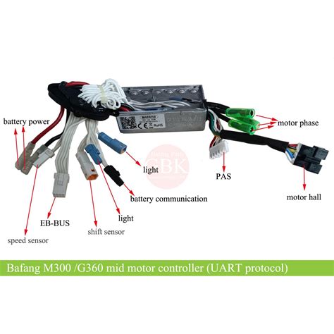 Bafang M G Mid Motor Controller V W Uart Greenbikekit