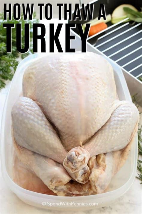 Need To Thaw A Turkey Use This Easy Guide To Help You Figure Out How