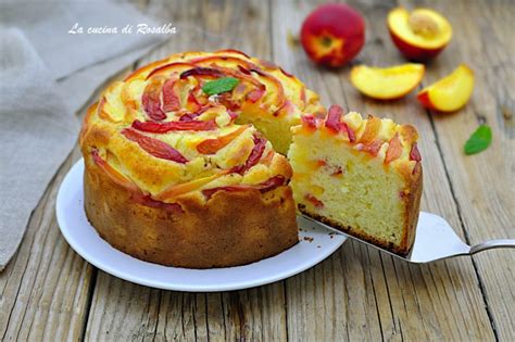 TORTA ALLE PESCHE E YOGURT Torta Soffice La Cucina Di Rosalba