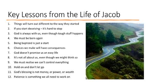 Key Lessons From The Life Of Jacob Bible Class YouTube