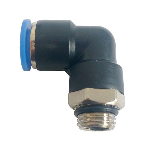 Conector Cotovelo Rosca Macho Bsp 1 4 para Tubo 8mm Conexão Rápida