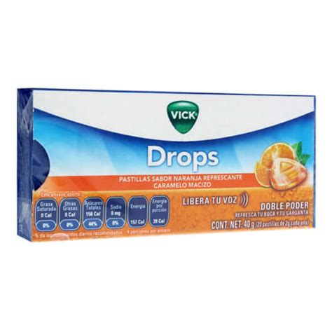 Comprar Vick Drops Sabor Naranja Pastillas Prixz