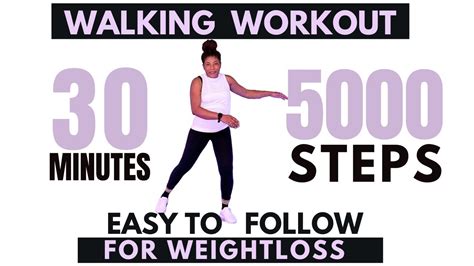 30 Min Walking Cardio Workout Intense Full Body Fat Burn At Home