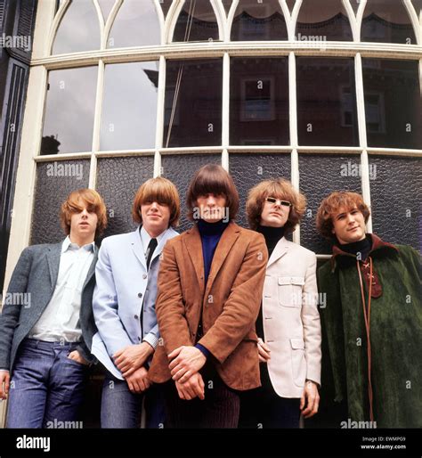THE BYRDS US group in 1965 from left: Dave Crosby, Roger McGuinn Stock