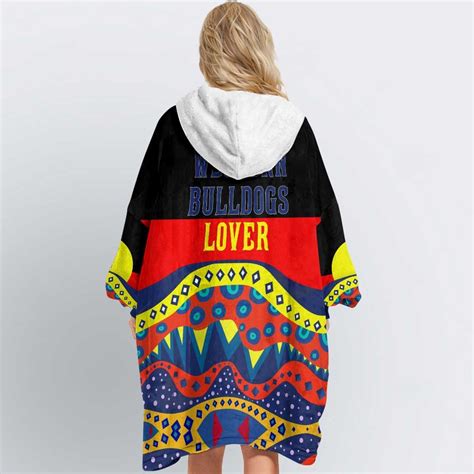 Afl Western Bulldogs Dinky Di Lover Aboriginal Flag X Indigenous Fleece