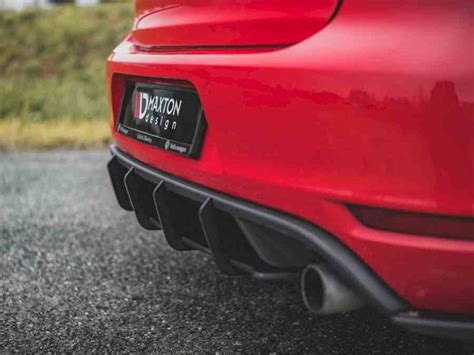 Maxton Racing Durability Rear Diffuser V Vw Golf Gti Mk