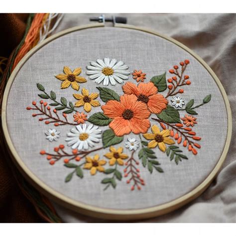 Zestaw Zestaw Do Haftu Bez Haftu Z Obr Cz Modern Embroidery Kit