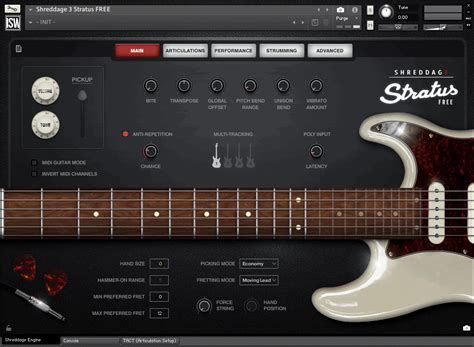 Shreddage 3 Stratus FREE (VST, AU, AAX) Virtual Guitar Instrument for ...