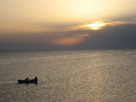 Le Coucher De Soleil à Djerba