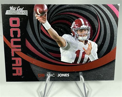 Mavin Mac Jones Rookie 2021 Wild Card Alumination OC 4 Ocular Insert