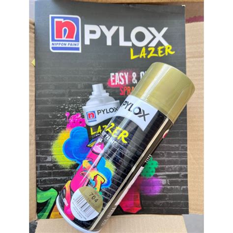 Nippon Pylox Lazer Spray Tin Cc Solid Matt Black Clear Metallic Anti