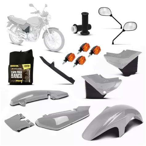 Kit Carenagem Peças Ybr 125 Ano 2000 Até 2008 Yamaha Parcelamento sem