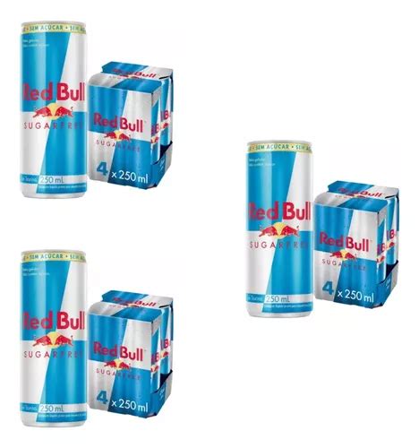 Red Bull Energético Zero Açúcar 250ml 16 Un Frete Grátis