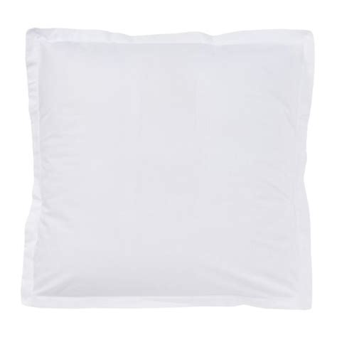 Taie D Oreiller Blanc Coton Bio X Cm Tex Home La Taie D Oreiller