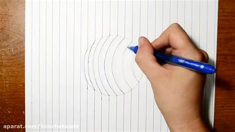 How To Draw D Art Easy Line Paper Trick