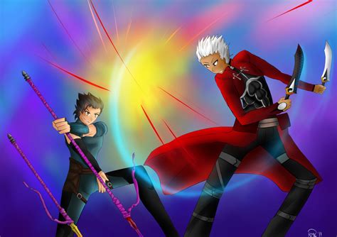 Ss Lancer Vs Archer By Rachelmon On Deviantart