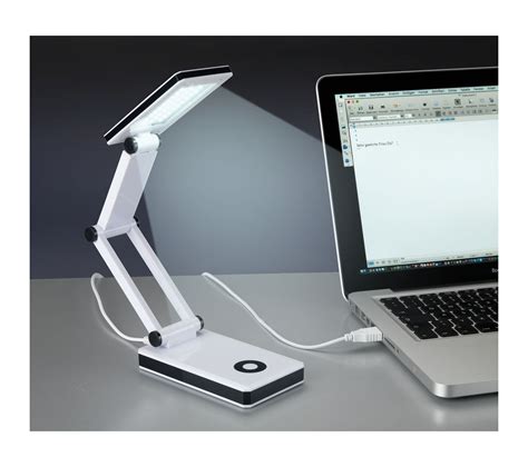 Lampe Led De Bureau Pliante Oka H Cm Blanc Lampe De Bureau But