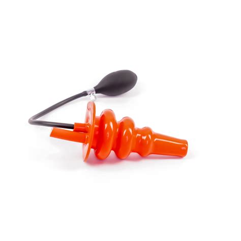 Rubberfashion Latex Enema Analplug Aufblasbar Gro Xxxl Aufblasbarer Gerippter Anal Klistier