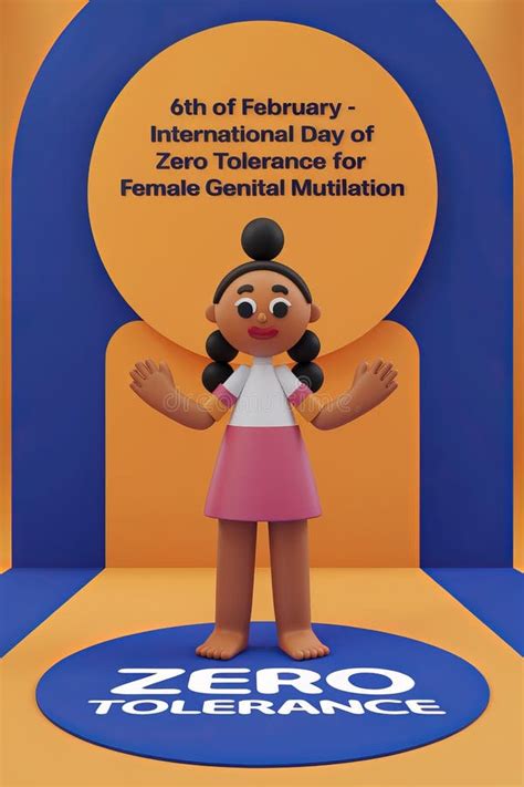 Zero Tolerance Day Promo Poster Stock Image - Image of genital
