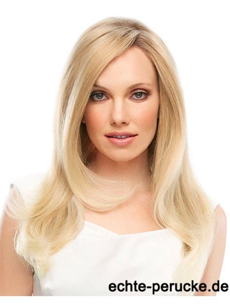 Zoll Blonde Long Layered Straight Designed Lace Perücken
