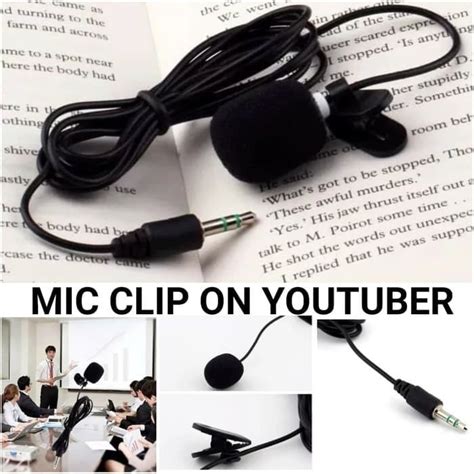 Jual Microphone Condenser Clip On Mini Jepit Original Impor Audio