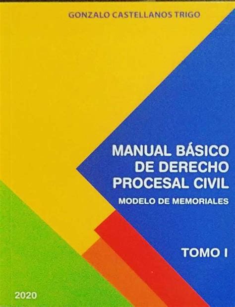 Manual B Sico De Derecho Procesal Civil Modelo De Memoriales