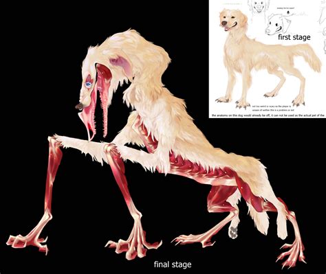 ArtStation - creature concept art for VR horror experience