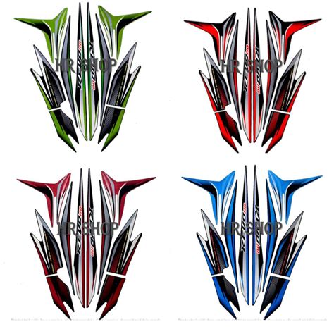 Jual STIKER STRIPING MOTOR HONDA REVO 110 2013 STD REVO ABSOLUTE 2013