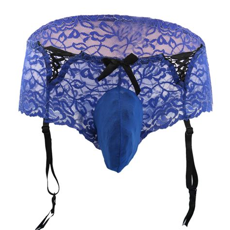 Buy Sissypouch Sissy Pouch Sexy Panties Men S Skirted Mooning Bikini Briefs Girlie Underwear