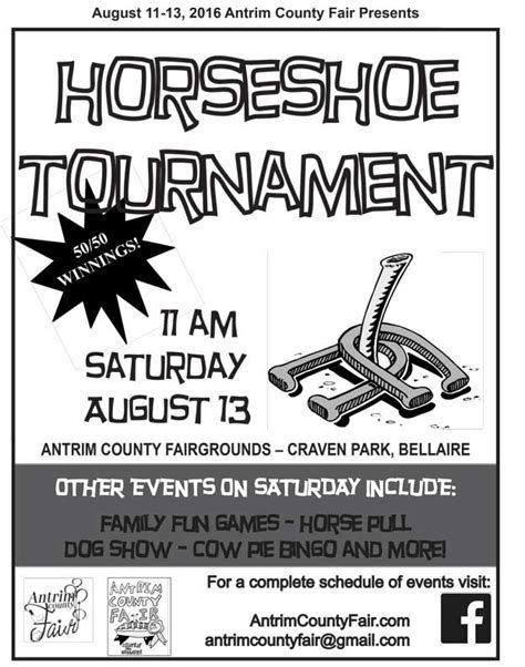 Horseshoe Tournament Flyer Template At Templatecom | Flyer template ...