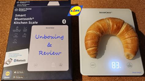 LIDL Silvercrest Smart Bluetooth Kitchen Scale LIDL Bluetooth Os Okos