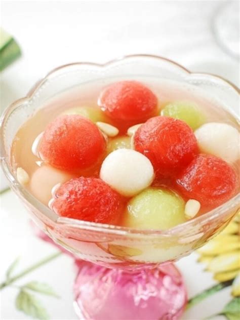 Korean Watermelon Punch Subak Hwachae Korean Bapsang