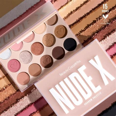 Beauty Creations Nude X Paleta De Sombras 15 Tonos ISZA