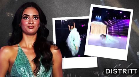 Laura Pérez sufre caída en Miss Universe Latina VIDEO