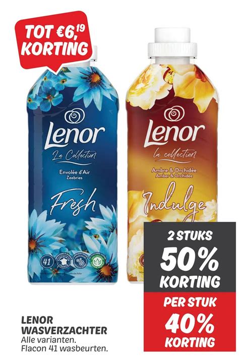 Lenor Wasverzachter Aanbieding Bij Dekamarkt