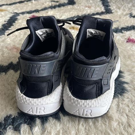 Nike Air Huarache (black & white) - SIZE 8.5 Worn... - Depop