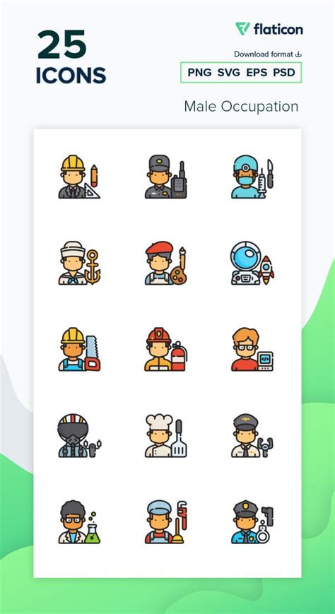 Free Icons Of Male Occupation Designed By Afitrose