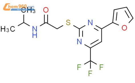 Furan Yl Trifluoromethyl Pyrimidin Ylsulfanyl