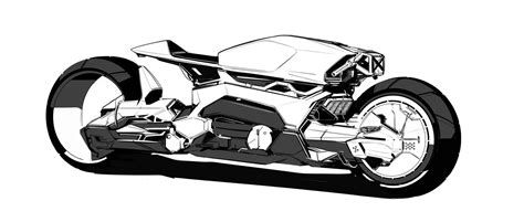 ArtStation Concept Motorcycle Sketch Benjamin Last Futuristic