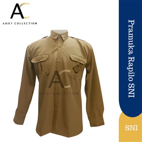 Jual Ac Baju Pramuka Sni Sekolah Guru Smp Sma Pembina Bahan Laricci