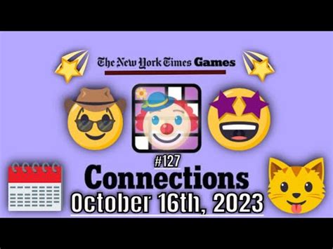 Connections Nyt Todays Answers For October Th Nyt